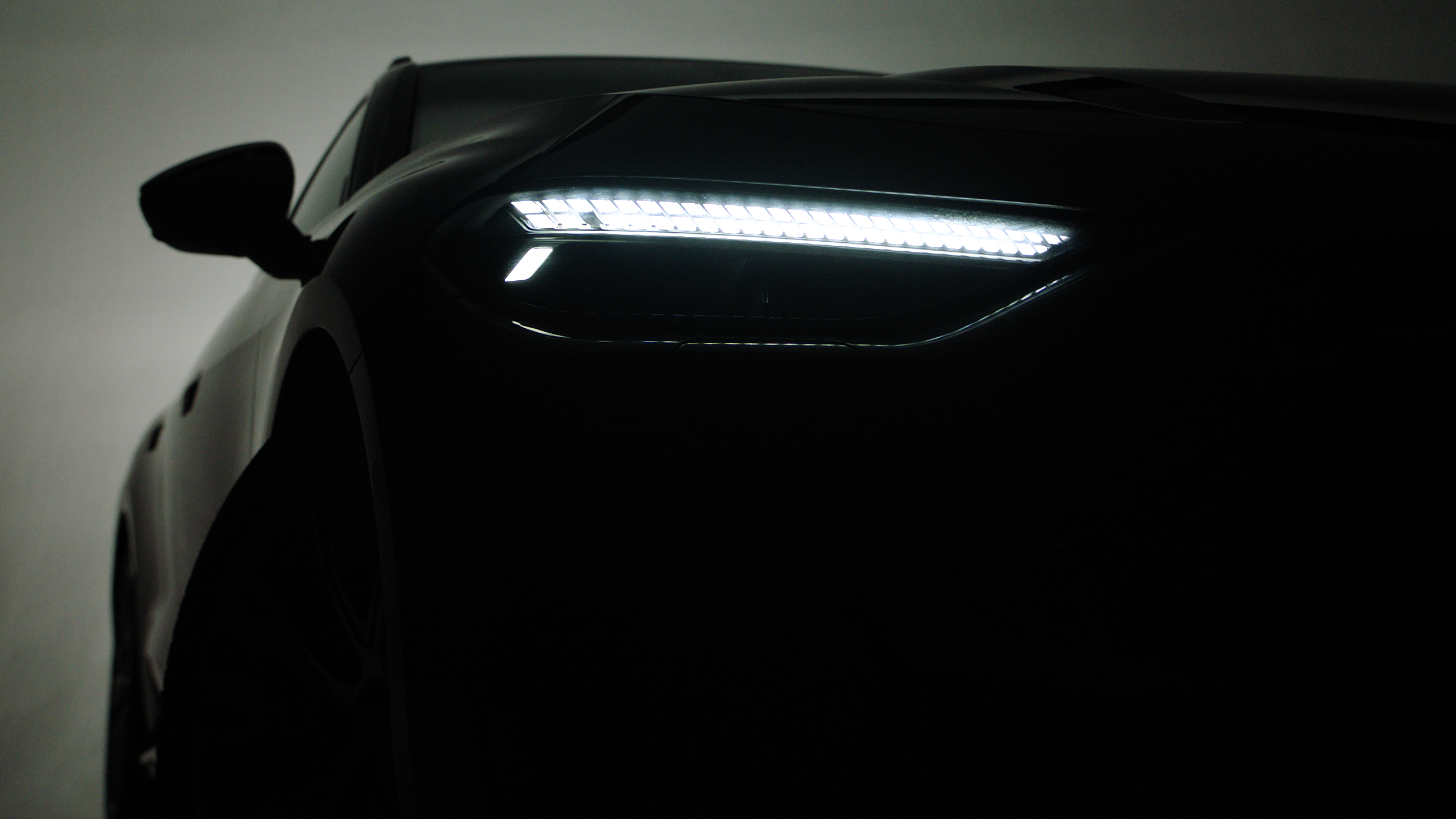 Audi Live dark car close-up