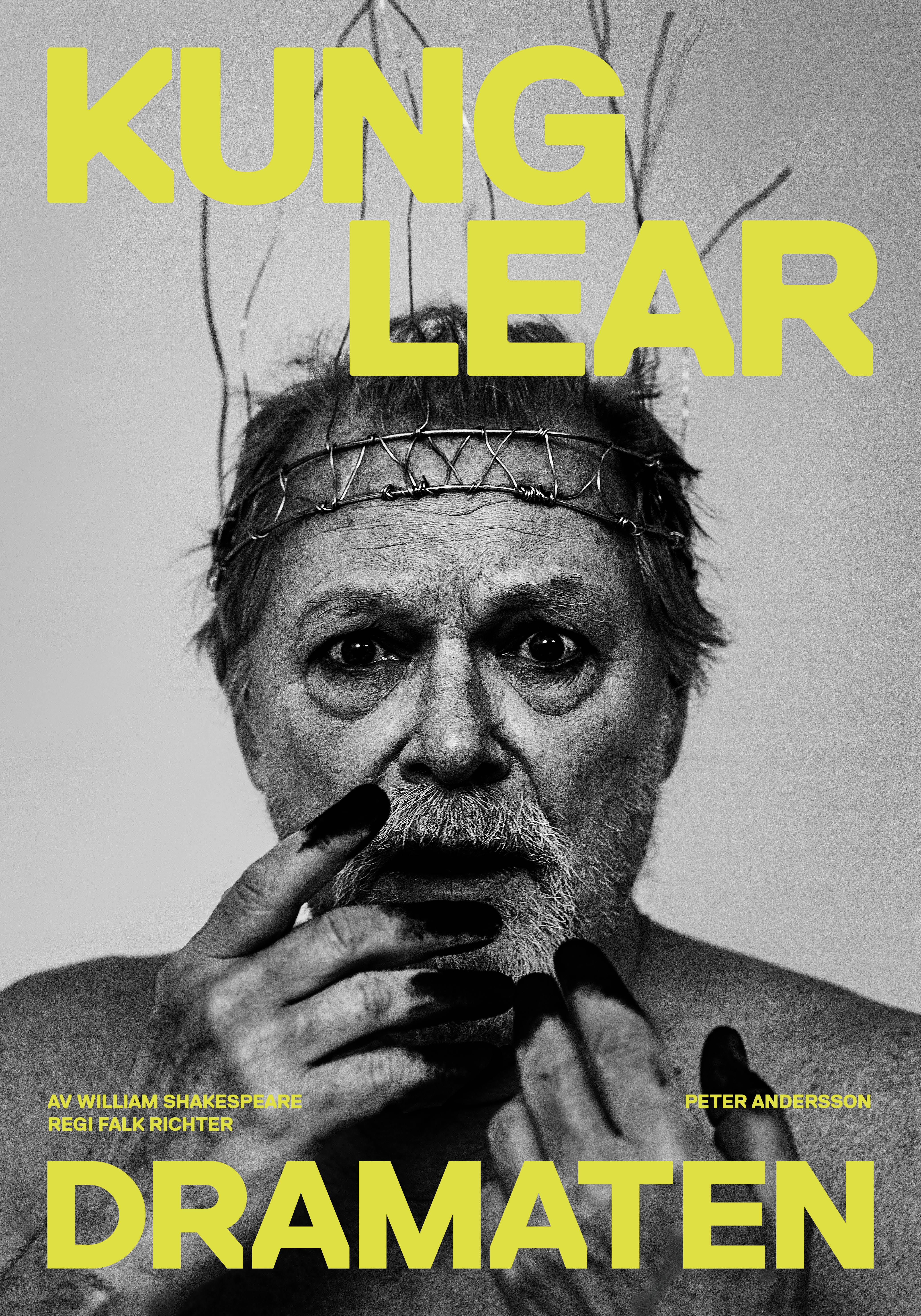 Dramaten play campaign poster