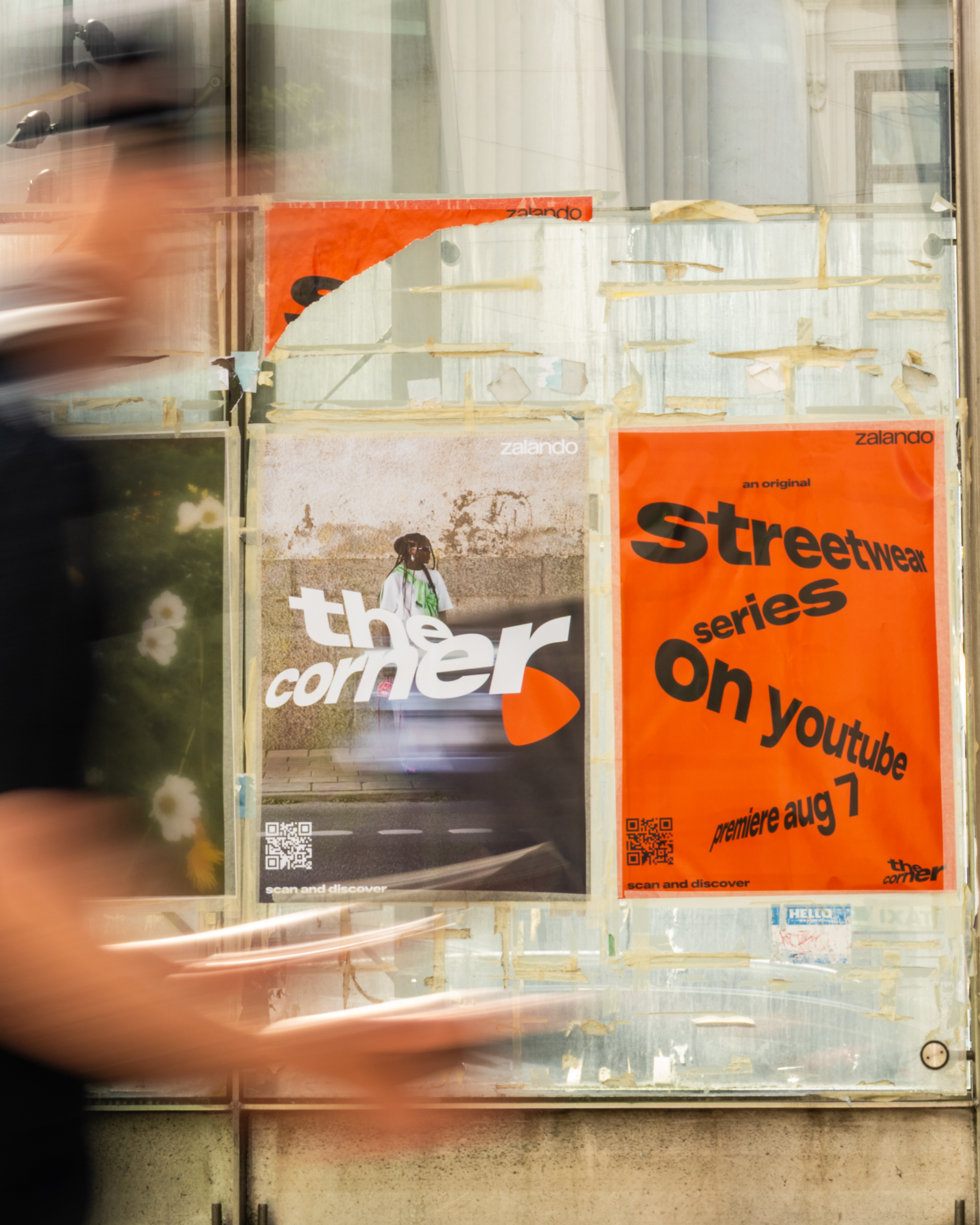 The Corner storefront display
